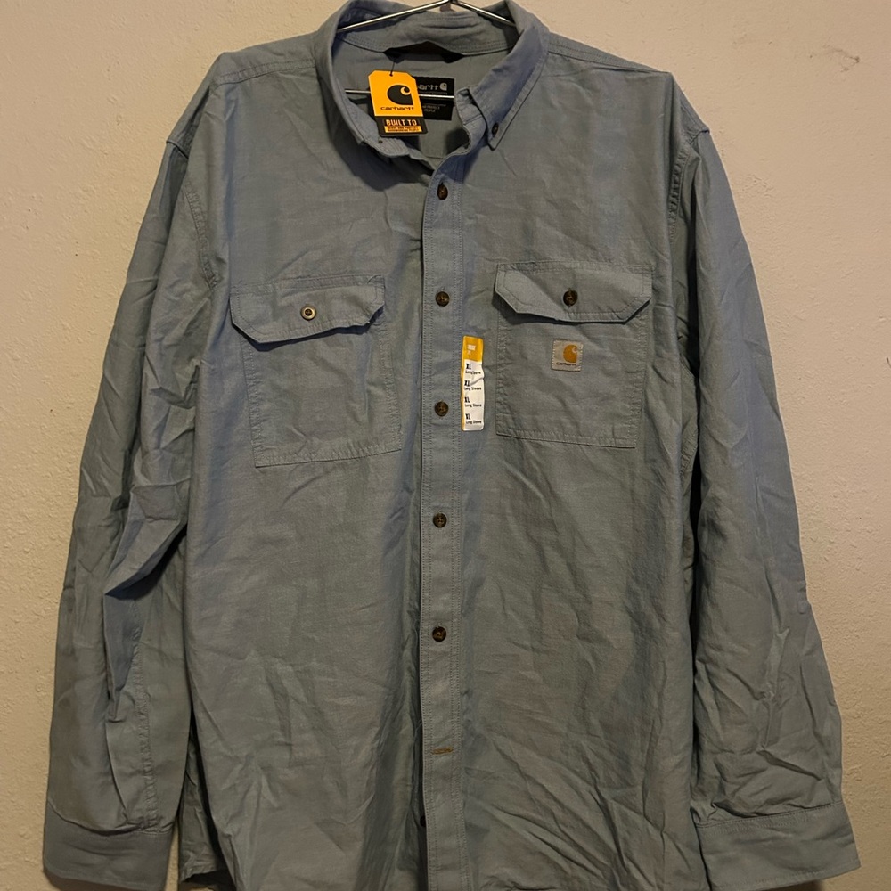 Carhartt Blue Lightweight Shirt Jacket